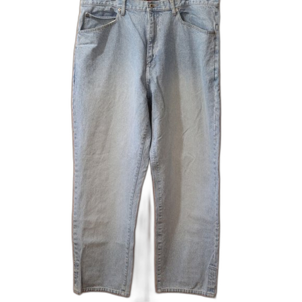 Phat Farm Light Wash Baggy Denim Jeans 90s Y2K Streetwear W40 L34